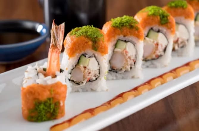 Br8 Gojira roll 哥斯拉寿司卷（两只虾）